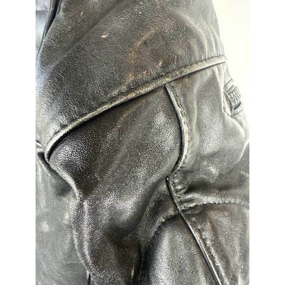 Vintage Hein Gericke x Harley Davidson Leather Motorcycle Jacket Double Zipper - Picture 11 of 16